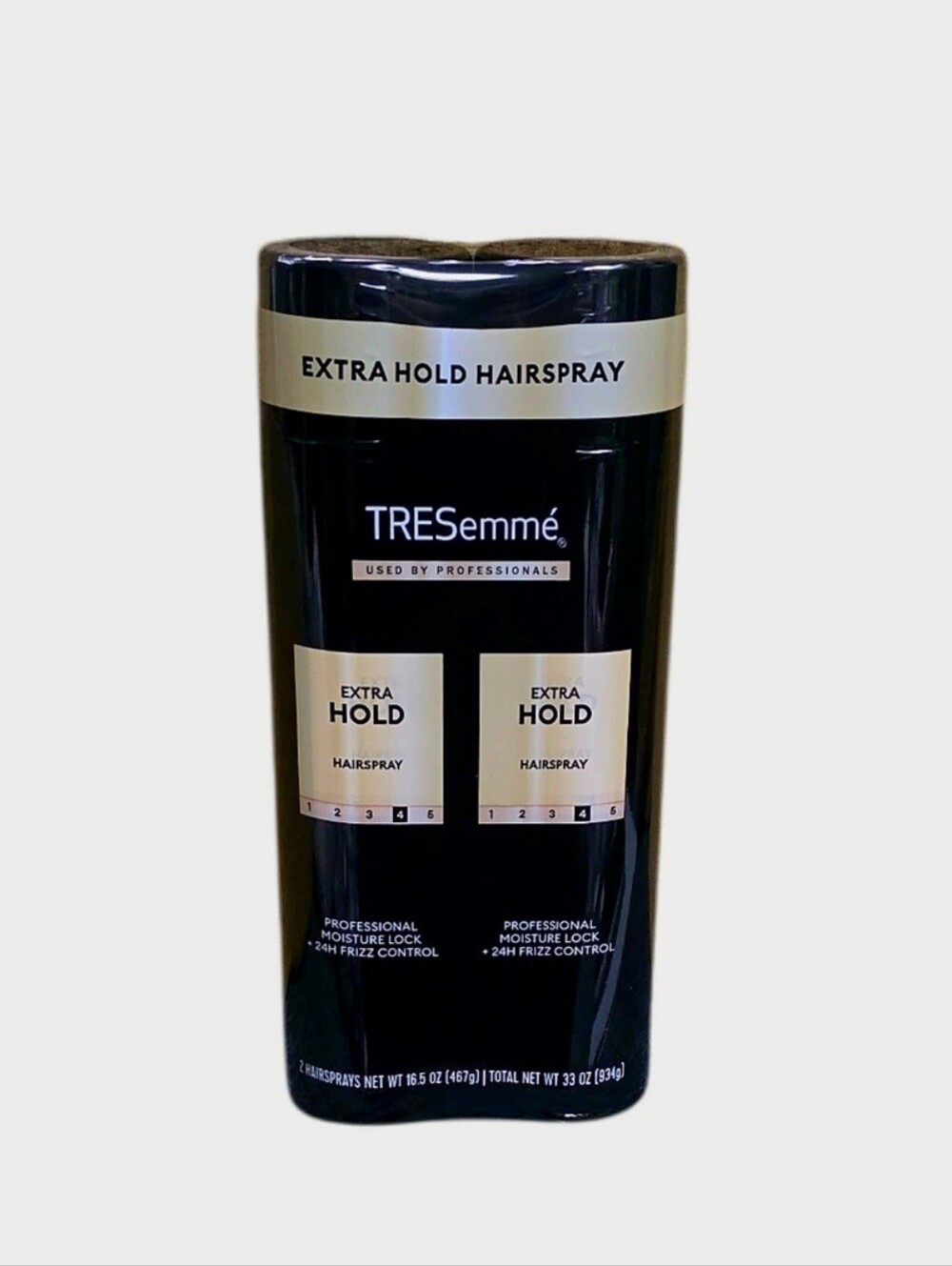 TRESemmé Extra Hold 24H Frizz Control Hairspray Spray 2-Pack 16.5oz Each Sealed.